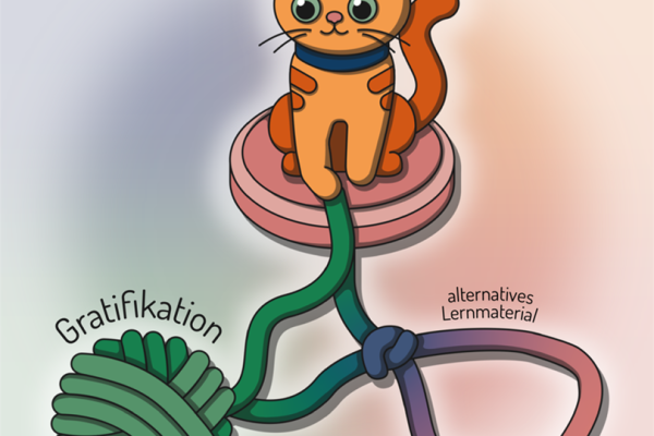 Katze mit Wollknäuel